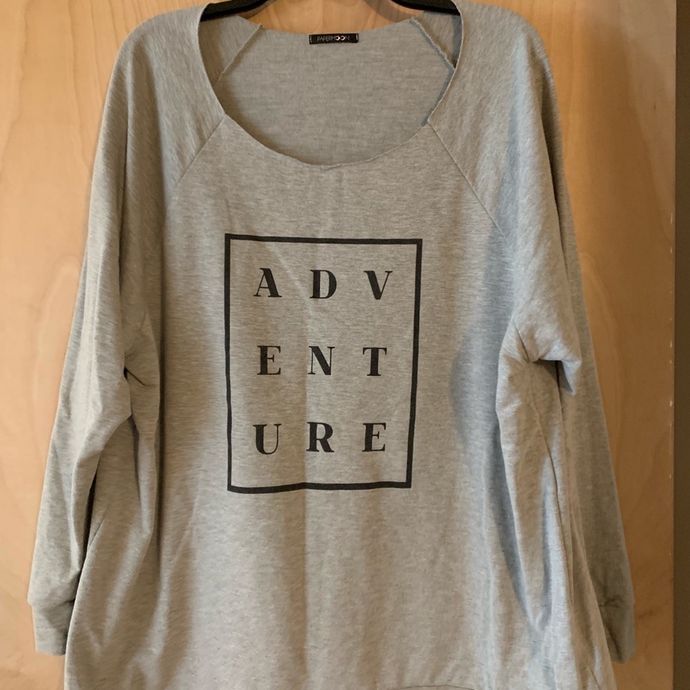 Plus size sweatshirt